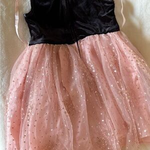 Zunie Black and Pink Kids Formal Dress